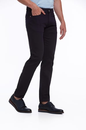 Regular Fit Düz Yüksek Bel Kot Pantolon