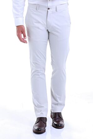 Taş Regular Fit Yüksek Bel Düz Paça Basic Kanvas Pantolon | 44