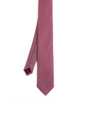 Bordo 7 Desenli Micro Casual Kravat