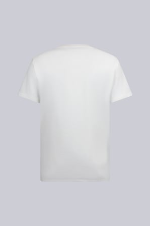 Beyaz Regular Fit Bisiklet Yaka Basic Tişört | XL
