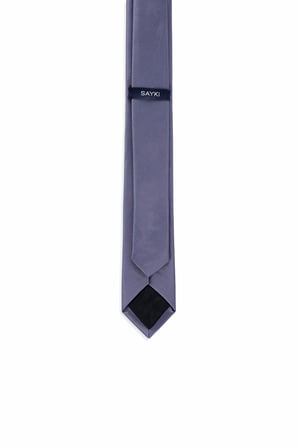 Kahverengi Saten Kravat Mendil Set | STD