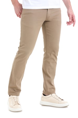 Vizon Regular Fit Düz 5 Cep Pamuklu Kanvas Pantolon | 31