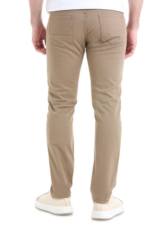 Vizon Regular Fit Düz 5 Cep Pamuklu Kanvas Pantolon | 31