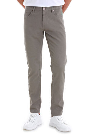Vizon Slim Fit Düz 5 Cep Pamuklu Kanvas Pantolon | 31