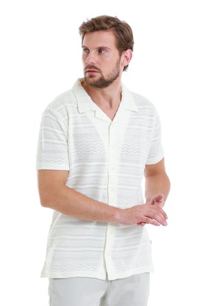 Beyaz Regular Fit Düz Polo Yaka Tişört | XL