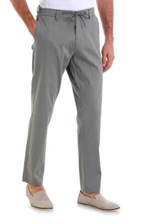 Yeşil Dinamik Fit Düz Yandan Cepli Jogger Pantolon | 34