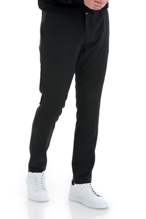 Siyah Dinamik Fit Düz Yandan Cepli Jogger Pantolon | 32