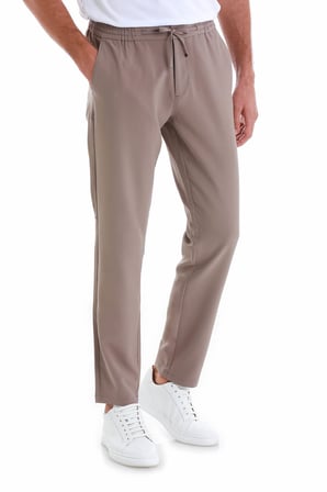 Vizon Dinamik Fit Düz Yandan Cepli Jogger Pantolon | 34