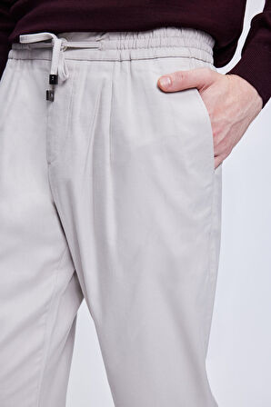 Taş Dinamik Fit Yandan Cepli Kanvas Pantolon | 34