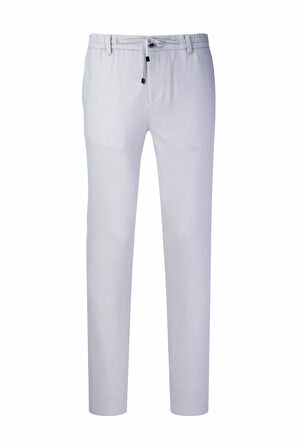 Gri Rahat Kesim Yandan Cepli Jogger Pantolon | 46