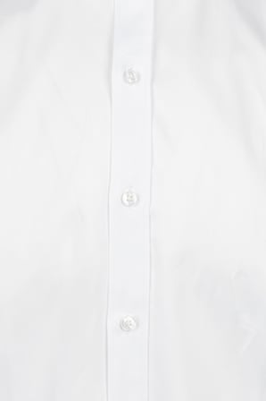 Beyaz Slim Fit Uzun Kollu Açık İtalyan Yaka Saten Gömlek | 3XL
