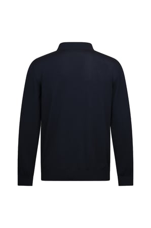 Lacivert Regular Fit Fermuarlı Yarım Balıkçı Yaka Kazak | M