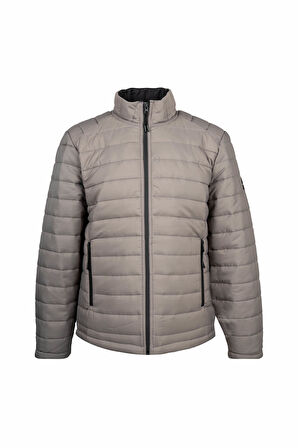 Vizon Regular Fit Hakim Yaka Şişme Mont | S