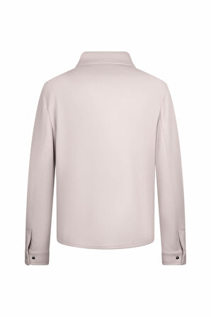Taş Regular Fit Bebe Yaka Yünlü Kaşe Mont | XXL
