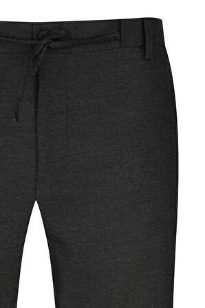 Antrasit Rahat Kesim Yandan Cepli Jogger Pantolon | 42
