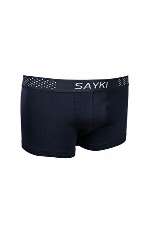 Lacivert Pamuklu Boxer | M