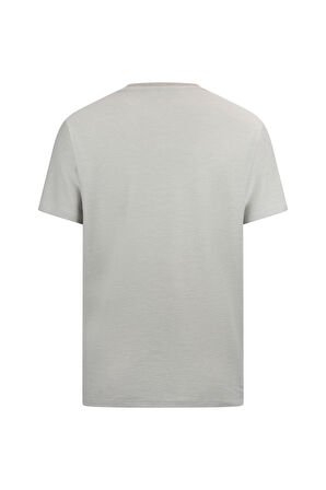 Haki Regular Fit Bisiklet Yaka Basic Tişört | M