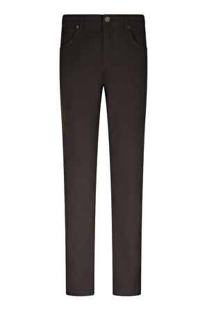 Kahverengi Regular Fit 5 Cep Pamuklu Kanvas Pantolon | 33