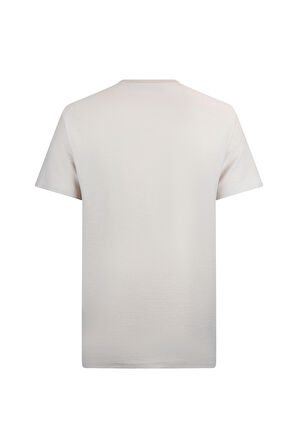 Taş Regular Fit Bisiklet Yaka Basic Tişört | L