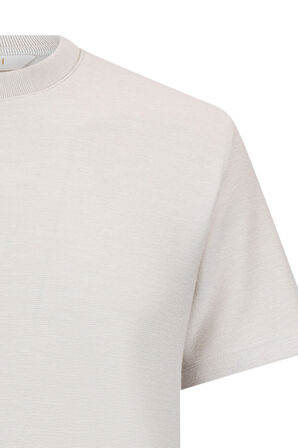 Taş Regular Fit Bisiklet Yaka Basic Tişört | L