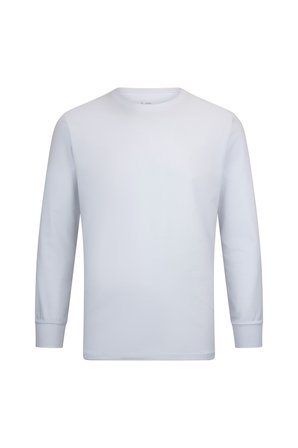 Beyaz Regular Fit Bisiklet Yaka Pamuklu Sweatshirt | XL