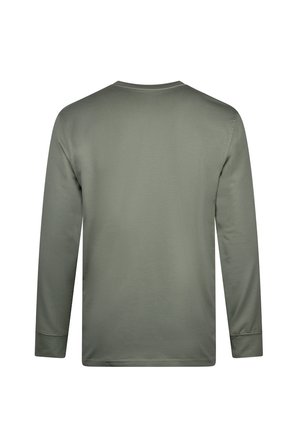 Haki Regular Fit Bisiklet Yaka Pamuklu Sweatshirt | XL