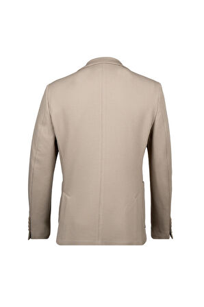 Vizon Comfort Fit Desenli Mono Yaka Klasik Ceket | 54