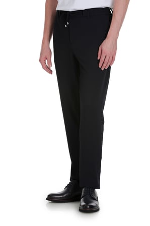 Lacivert Dinamik Fit Yandan Cepli Jogger Pantolon | 40