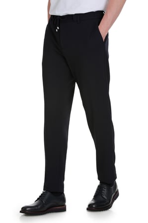 Lacivert Dinamik Fit Yandan Cepli Jogger Pantolon | 40