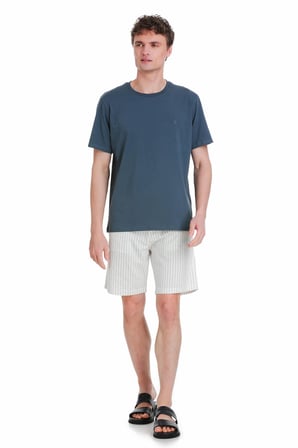 indigo Regular Fit Bisiklet Yaka Pamuklu Tişört | XL