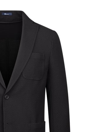 Siyah Slim Fit Mono Yaka Klasik Ceket | 54