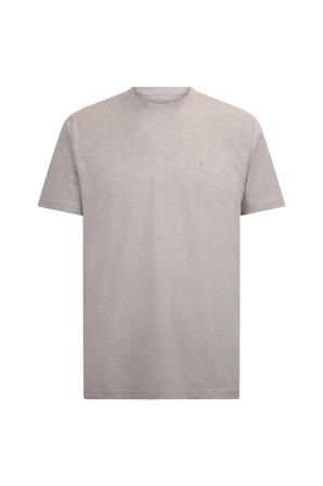 Bej Regular Fit Bisiklet Yaka Pamuklu Basic Tişört | M