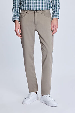 Taş Dinamik Fit Pamuklu 5 Cep Kanvas Pantolon | 36