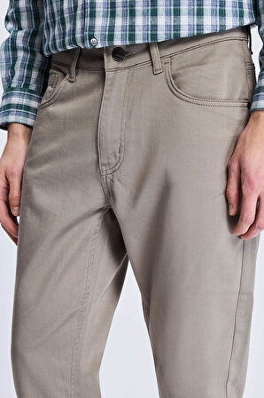 Taş Dinamik Fit Pamuklu 5 Cep Kanvas Pantolon | 36