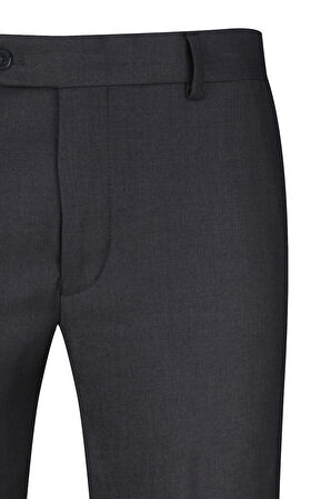 Gri Rahat Kesim Yandan Cepli Kumaş Pantolon | 42