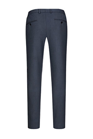 Lacivert Rahat Kesim Yandan Cepli Jogger Pantolon | 48