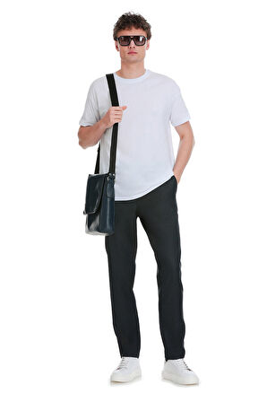 Lacivert Dinamik Fit Yandan Cepli Jogger Pantolon | 40