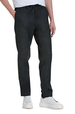 Lacivert Dinamik Fit Yandan Cepli Jogger Pantolon | 40