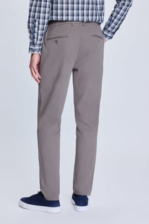 Gri Dinamik Fit Desenli Yandan Cepli Casual Jogger Pantolon | 31