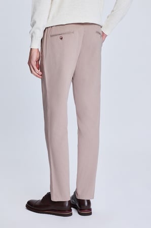 Bej Dinamik Fit Desenli Yandan Cepli Casual Jogger Pantolon | 36