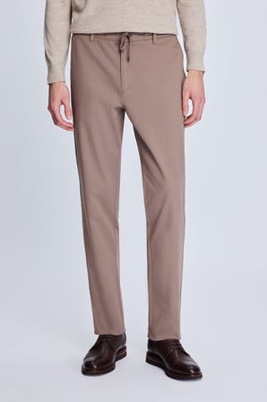 Vizon Dinamik Fit Desenli Yandan Cepli Casual Jogger Pantolon | 34