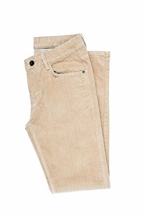 Camel Dinamik Fit 5 Cep Casual Kadife Pantolon | 32