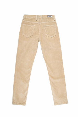 Camel Dinamik Fit 5 Cep Casual Kadife Pantolon | 32