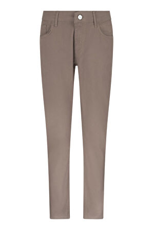Vizon Regular Fit 5 Cep Pamuklu Kanvas Pantolon | 38