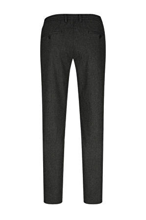 Siyah Rahat Kesim Yandan Cepli Jogger Pantolon | 44