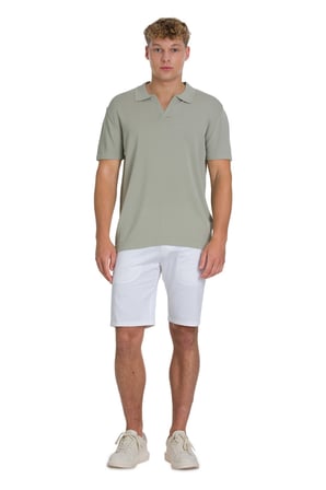 Haki Regular Fit Polo Yaka Rayon Tişört | L