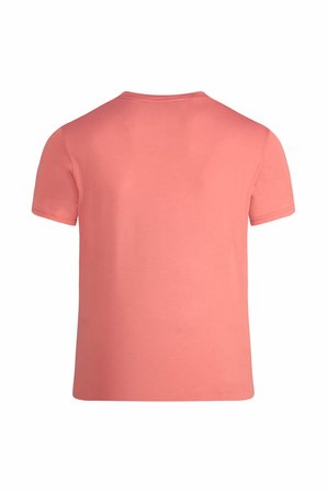 Pembe Regular Fit Bisiklet Yaka Tişört | M