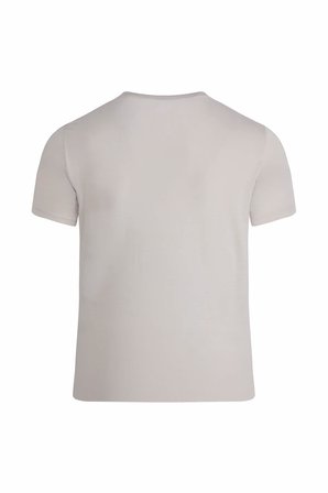 Ekru Regular Fit Bisiklet Yaka Tişört | XL