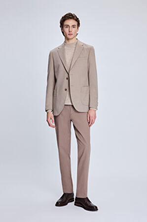 Vizon Slim Fit Mono Yaka Casual Ceket | 50