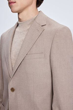 Vizon Slim Fit Mono Yaka Casual Ceket | 50